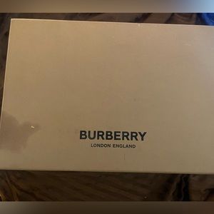 Empty Burberry box